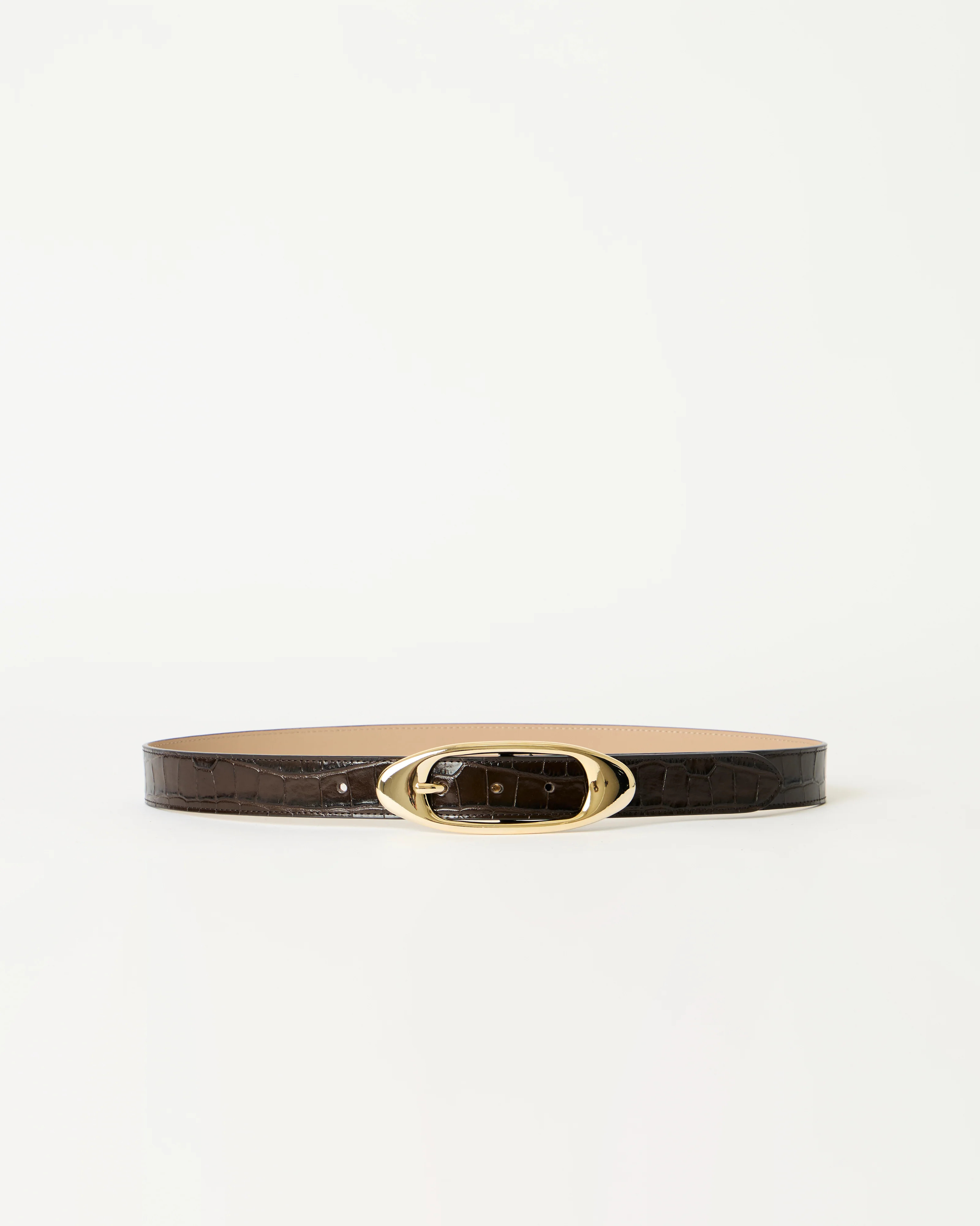 CANDICE CROCO LEATHER BELT | B-Low The Belt