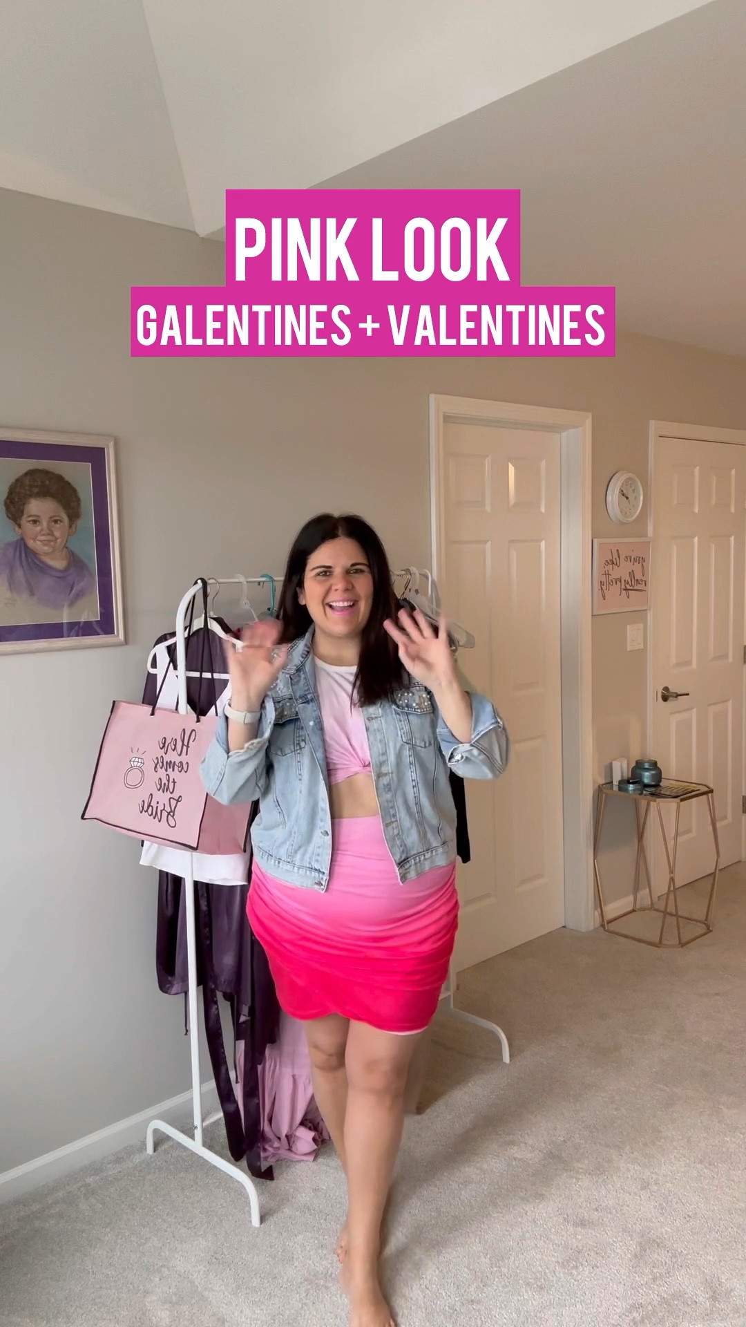 My second pink look this week is a favorite because I spent $0 to style it! I already owned both this dress and jacket and I added the headband from my other outfit to complete the look! This might work better somewhere where it’s warmer but it’s a favorite of mine for sure!
✨✨✨


#LTKfindsunder50 #LTKSpringSale #LTKstyletip