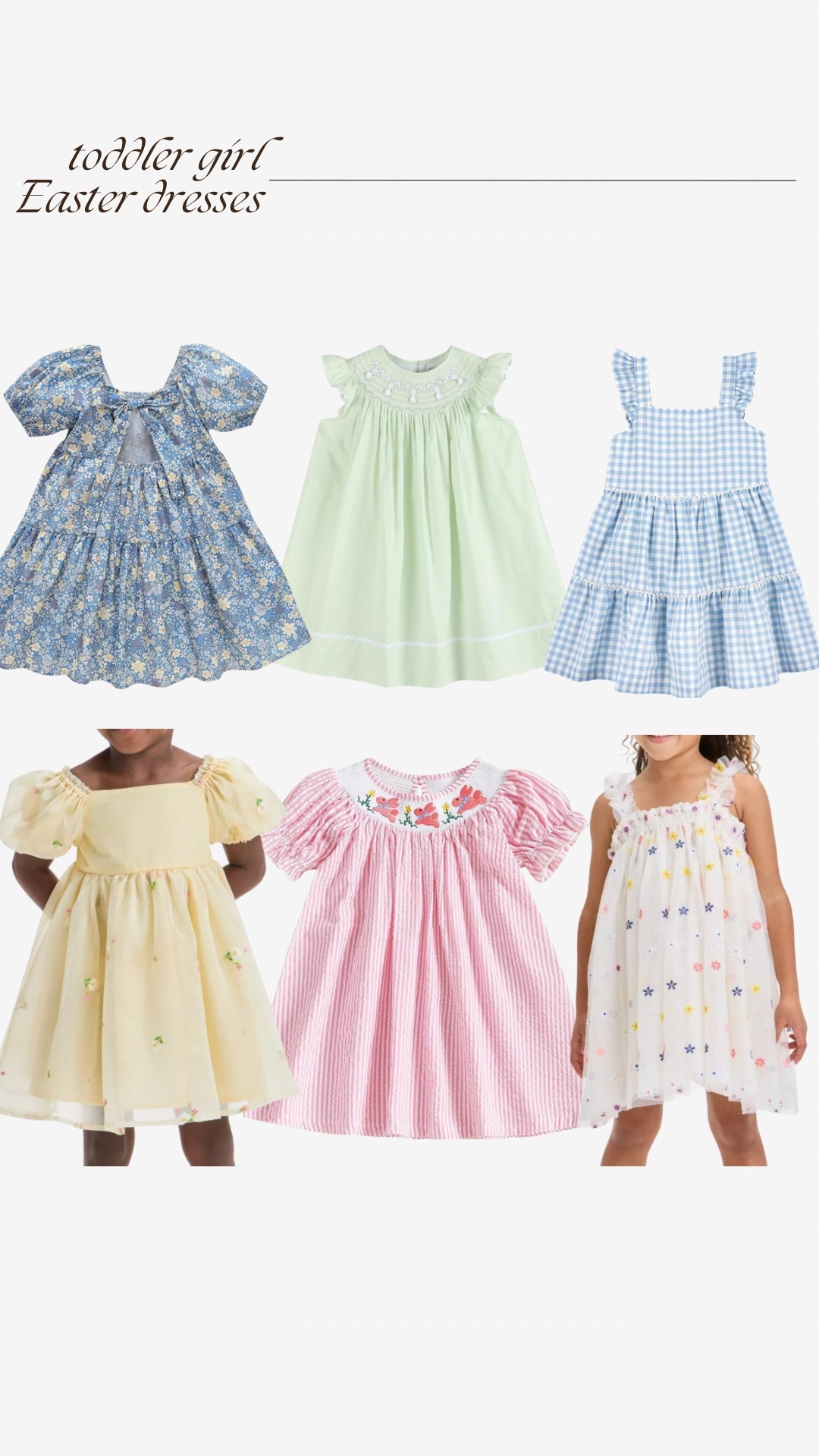 Toddler girl Easter dresses!