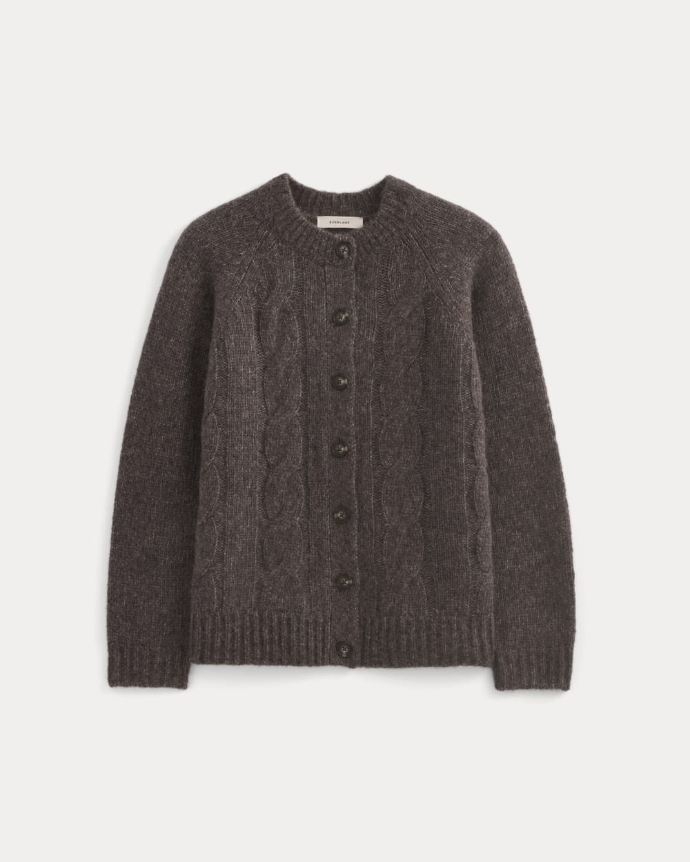 Cloud Cable Cardigan | Heathered Burgundy | Everlane