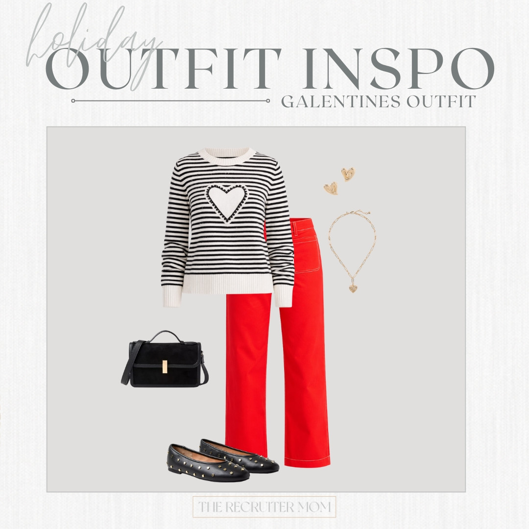Heart Sweater and Red Pants Casual Outfit New Arrival at Loft #loftstyle #valentinescasual #valentineshirt #valentinesday #galentines 

 

#LTKHoliday #LTKSeasonal #LTKFindsUnder50