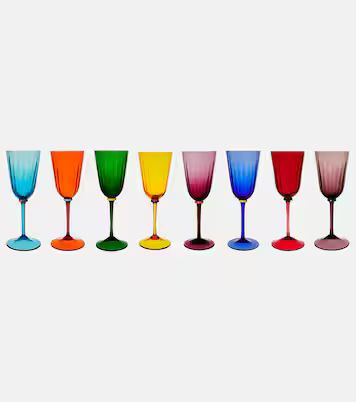 Rainbow set of 8 wine glasses | Mytheresa (US/CA)