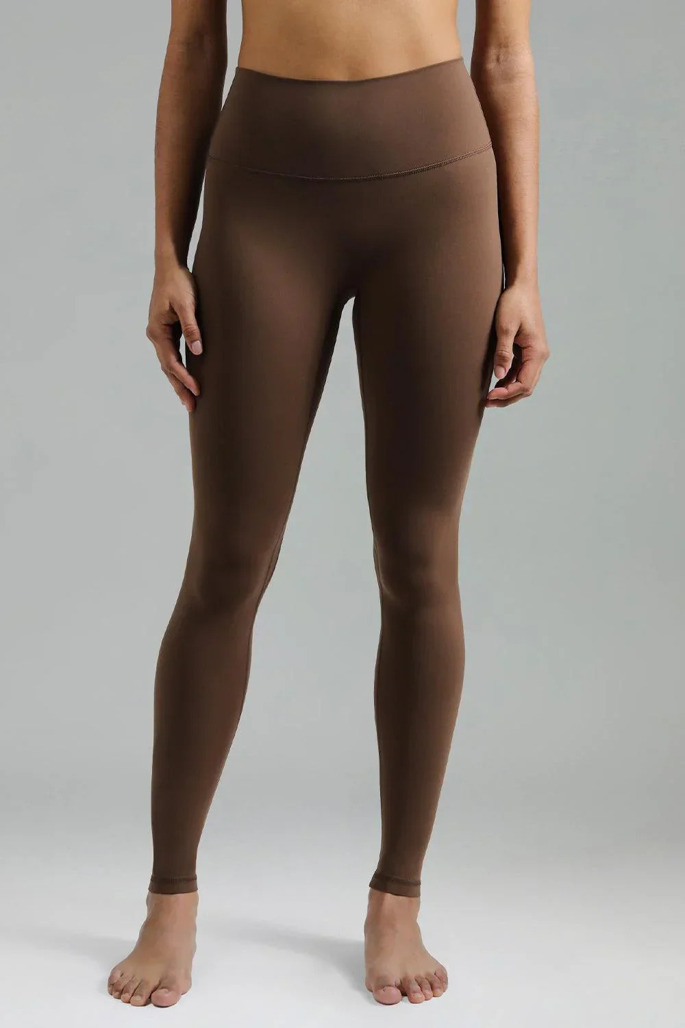 Dreamlux High Waisted No Front Seam 28" Full Length Workout Legging | Colorfulkoala