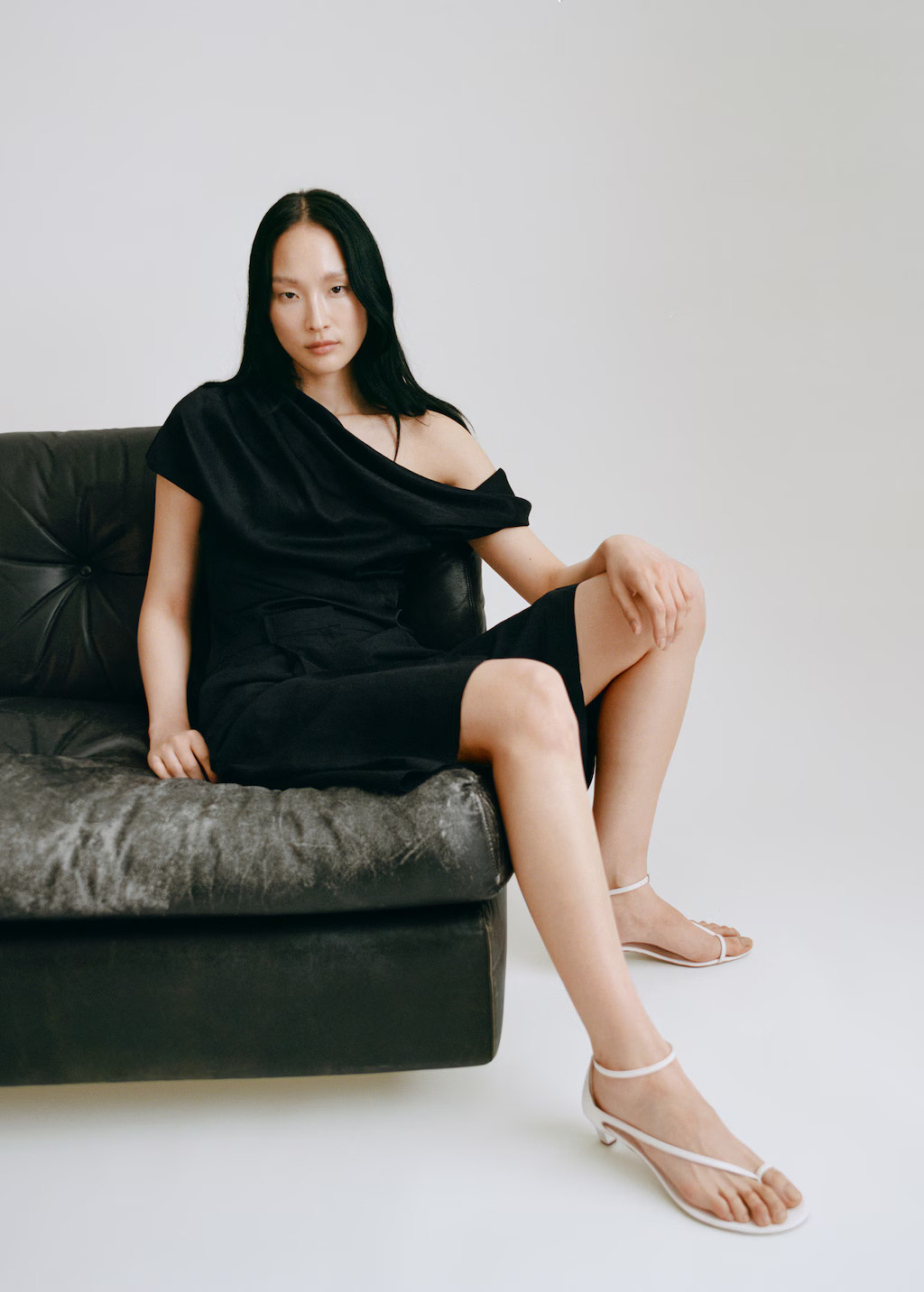 Leather sandals with a wide strap - Women | MANGO USA | Mango (US/MX/AU)