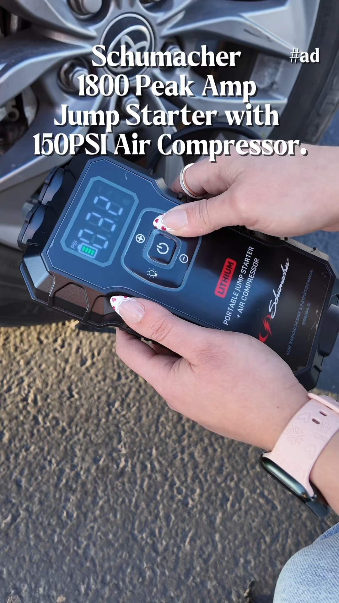 One of those things you hope you never need… but feel SO much better having in your car. As a mom of five always on the go, this portable jump starter + air compressor gives me serious peace of mind, from dead batteries to low tires, I’m covered without waiting for help.

#LTKTravel #LTKHome #LTKdayinmylife