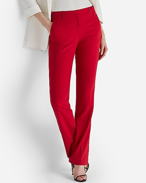 mid rise barely boot columnist pant | Express