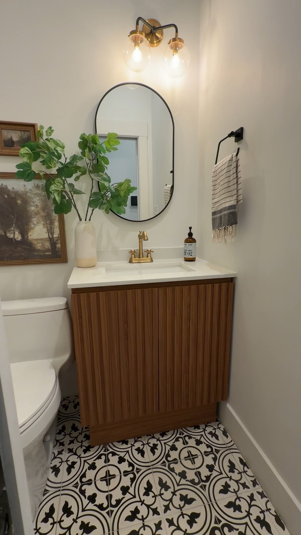 Powder baths are the perfect place to refresh without overspending.
