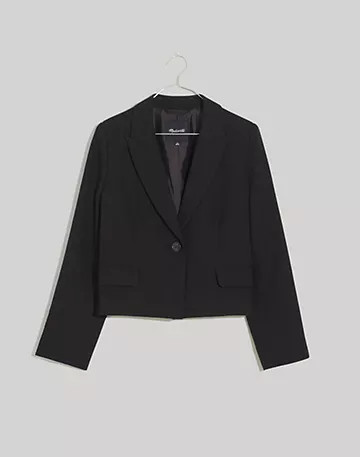 Cropped Tuxedo Blazer | Madewell