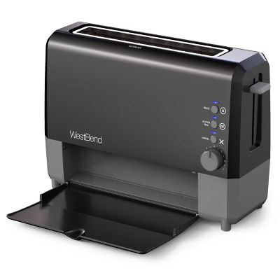 West Bend 2 Slice QuickServe Toaster - Black | Target