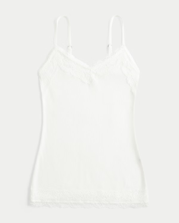 Lace Trim Cami | Hollister (US)