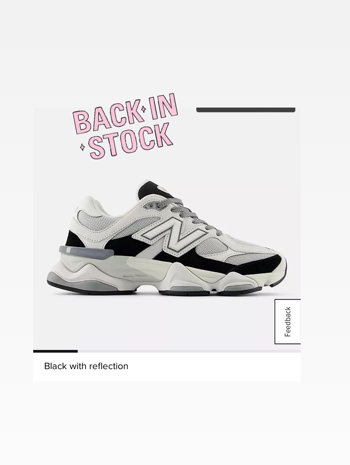 Black with reflection new balance 9060 back in stock!! RUN!!

My fav style ever- the comfort is next level. Perfect for a casual day, a gym workout or walk!

Just click on either shoe below and it will take you to the color options  

#LTKActive #LTKootd #LTKSaleAlert