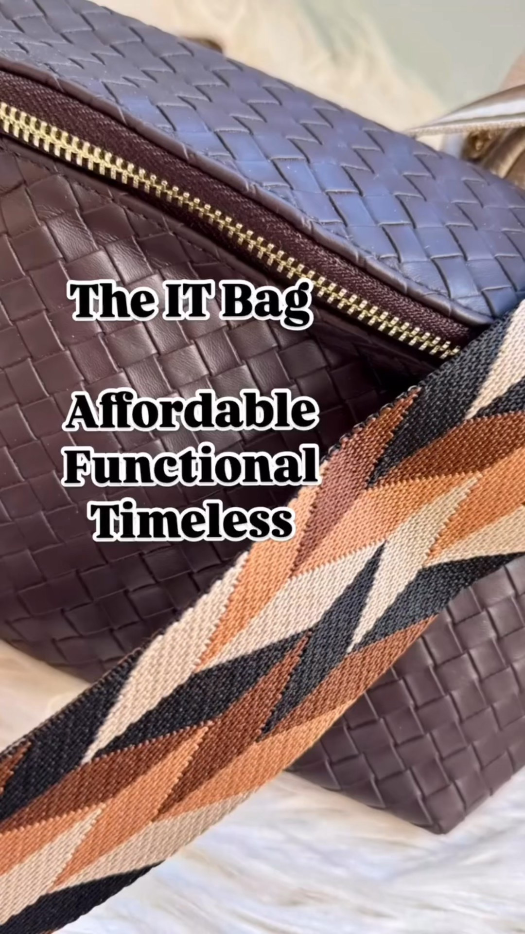 📣 If you’re over 40 and still hunting for the perfect, chic-yet-functional bag—THIS is the one.

🛍️ Comment BELT BAG and I’ll send a link right to your DM to shop this bag!

This chocolate woven belt bag from Modern+Chic is oversized, ultra-stylish, and affordable. It’s giving designer vibes without the price tag. 🍫✨

The strap? A fun pop of personality that elevates your everyday look, whether you're running errands or heading out for a coffee date. And yes—it holds ALL the essentials (even for us practical gals 😉).

👛 Affordable Quality Handbag Series If you’re new to the series, I’ve shared 6 other timeless, budget-friendly handbags that fit effortlessly into a classic wardrobe. 
 📌 Go back and binge the series—every bag is truly worth seeing!

💬 Tell me below: Would you wear this as your everyday bag or for travel days only?
 💌 Tag a friend who loves a good designer look for less!
 📥 Save this post so you don’t forget the name of this bag when it sells out.

#TimelessStyleOver40 
#ClassicStyleForWomen 
#ModernAndChicBags 
#AffordableDesignerLook 
#WovenBeltBag


#LTKOver40 #LTKWatchNow #LTKItBag