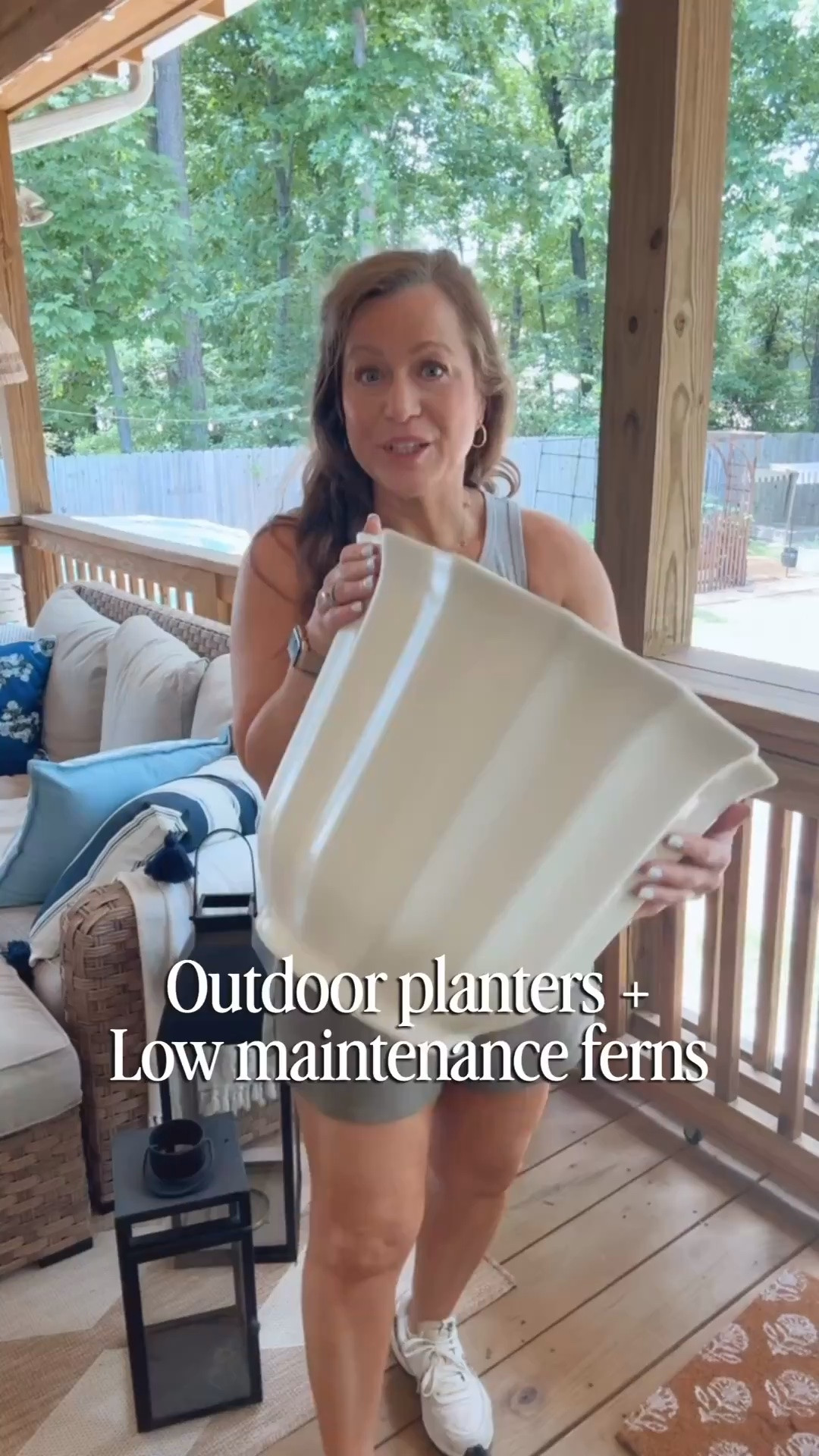 Outdoor planters and ferns

#LTKSeasonal #LTKHome #LTKmomlife