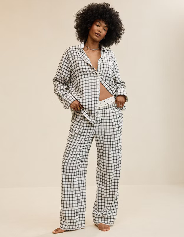Aerie Street Flannel Trouser PJ | Aerie