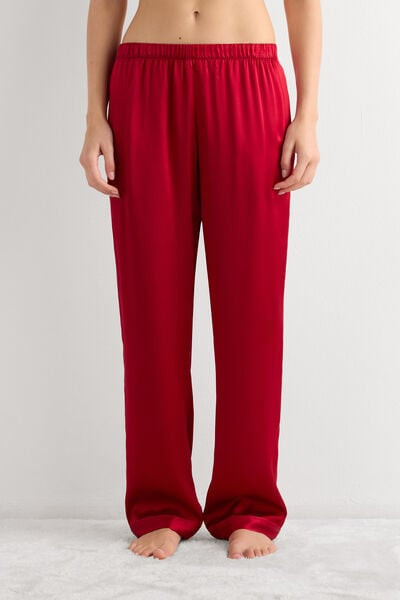 Intimissimi Silk Satin Pajama Pants Woman Red Size XS | Intimissimi (US)