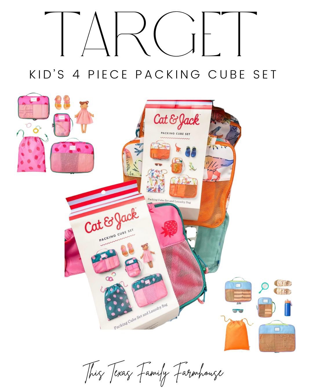 Kids Packing set!! 4 piece set - so cute! 

#LTKFindsUnder50 #LTKKids #LTKTravel