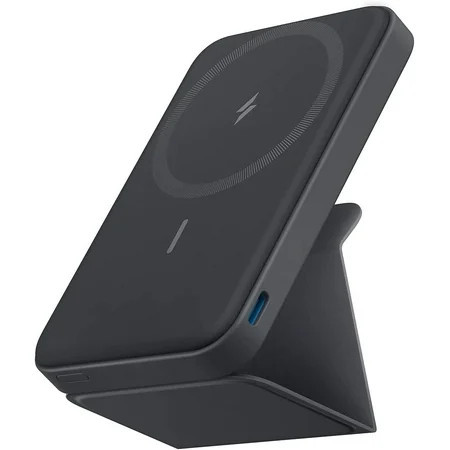 Anker 622 Magnetic Battery (MagGo) Upgraded Version, 5,000mAh Foldable Magnetic Wireless Portable Charger and USB-C (On The Side), Only for iPhone 15/14/13/12 Series (Interstellar Gray) | Walmart (US)