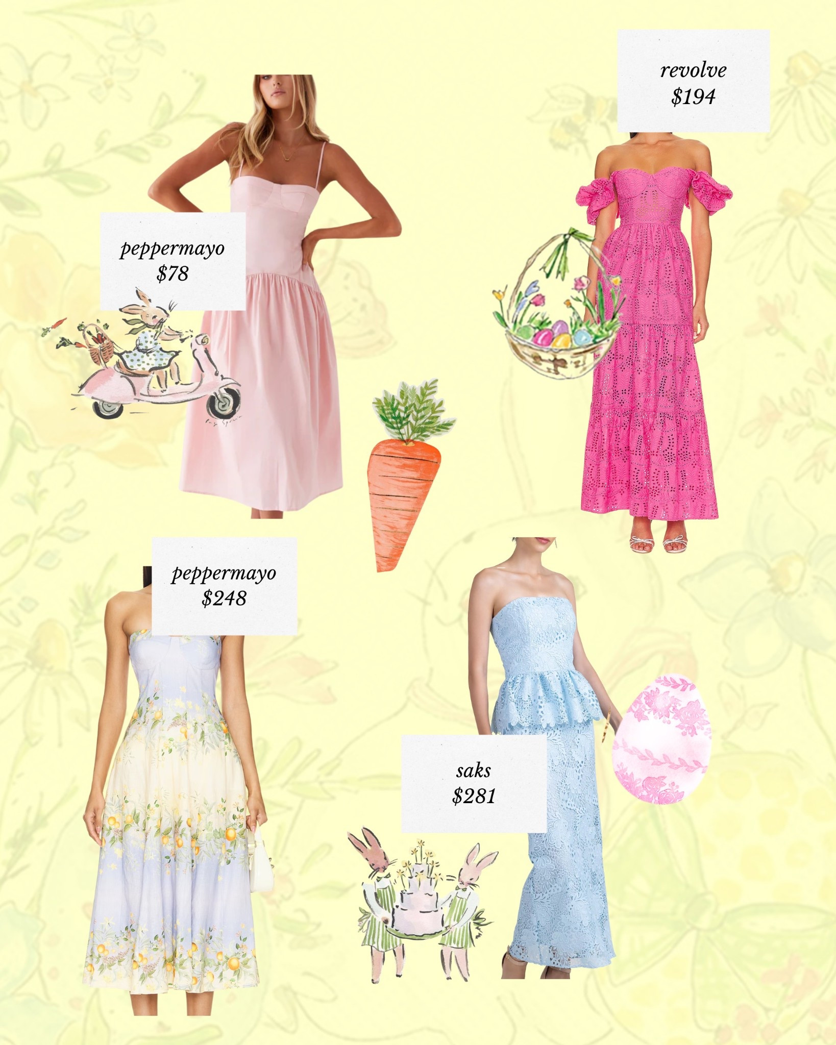 SPRING SHOPPING GUIDE - EASTER DRESSES! Seasonal Fashion! Spring Dresses! Spring Fashion Inspo! Floral Dresses! 

#LTKSpringSale #LTKSeasonal #LTKStyleTip