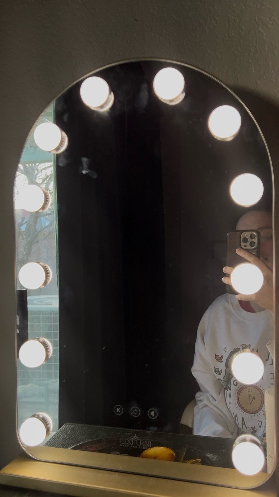 LOVE my light up mirror for getting ready! It’s large, gold, and sits on my desk perfectly. 

#LTKBeauty #LTKgrwm #LTKdayinmylife