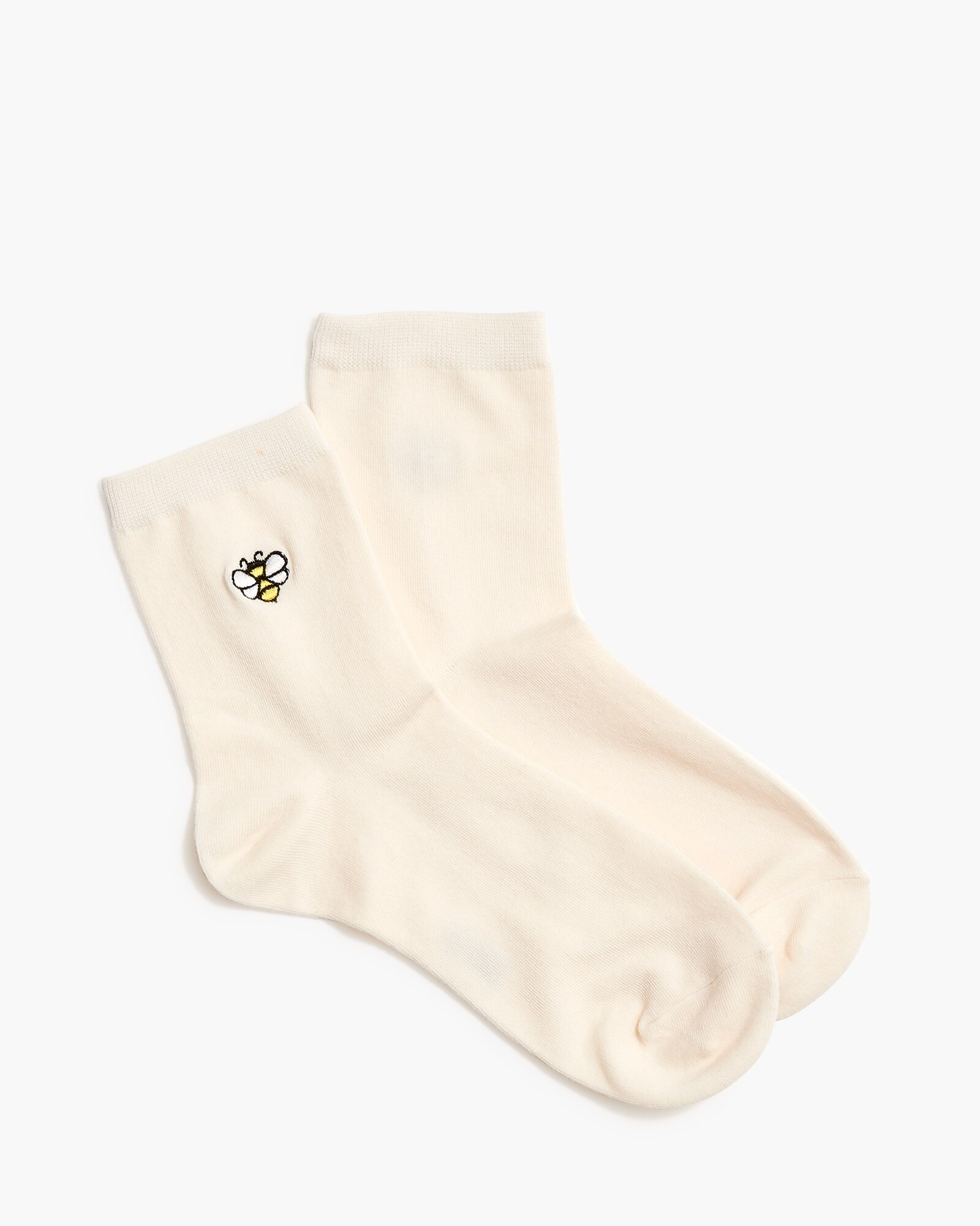 Embroidered bumblebee boot socks | J.Crew Factory