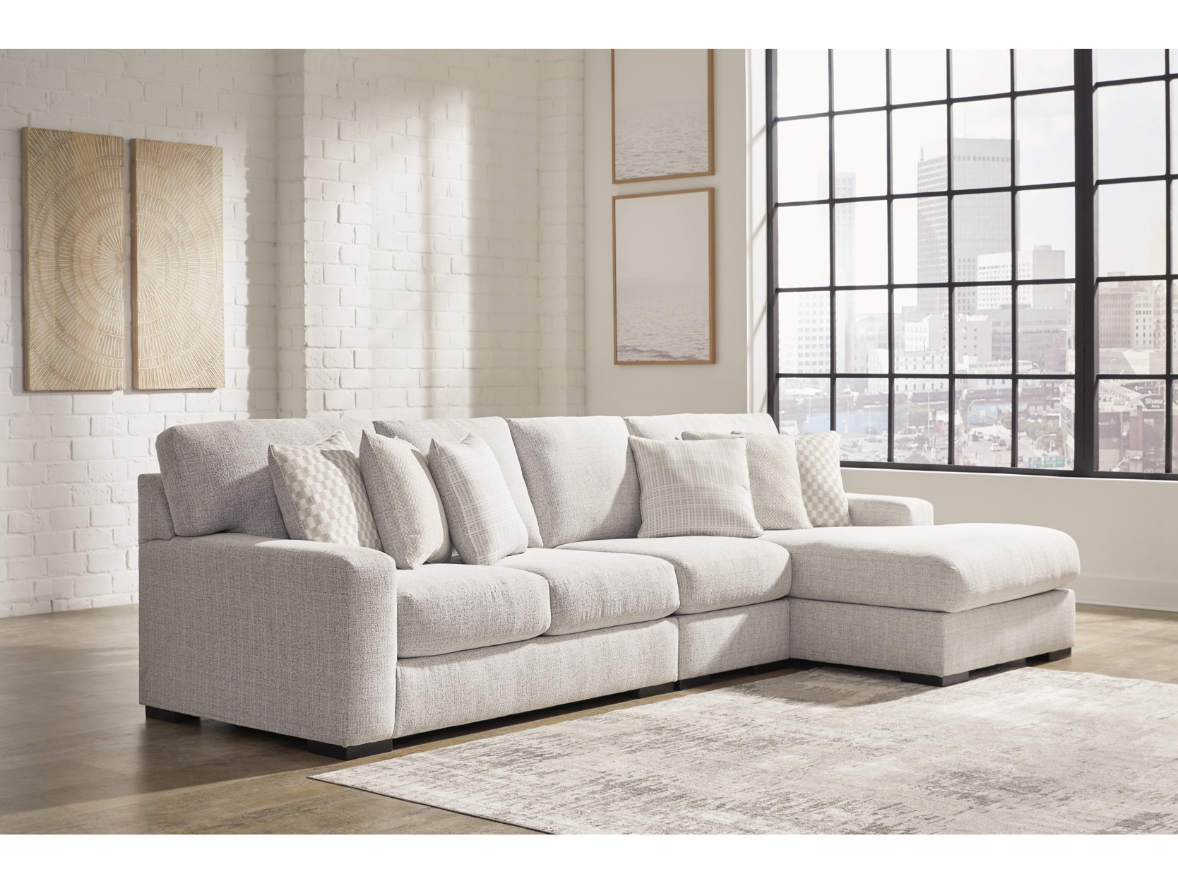 Larce 3-Piece Sectional with Chaise | Ashley | Ashley