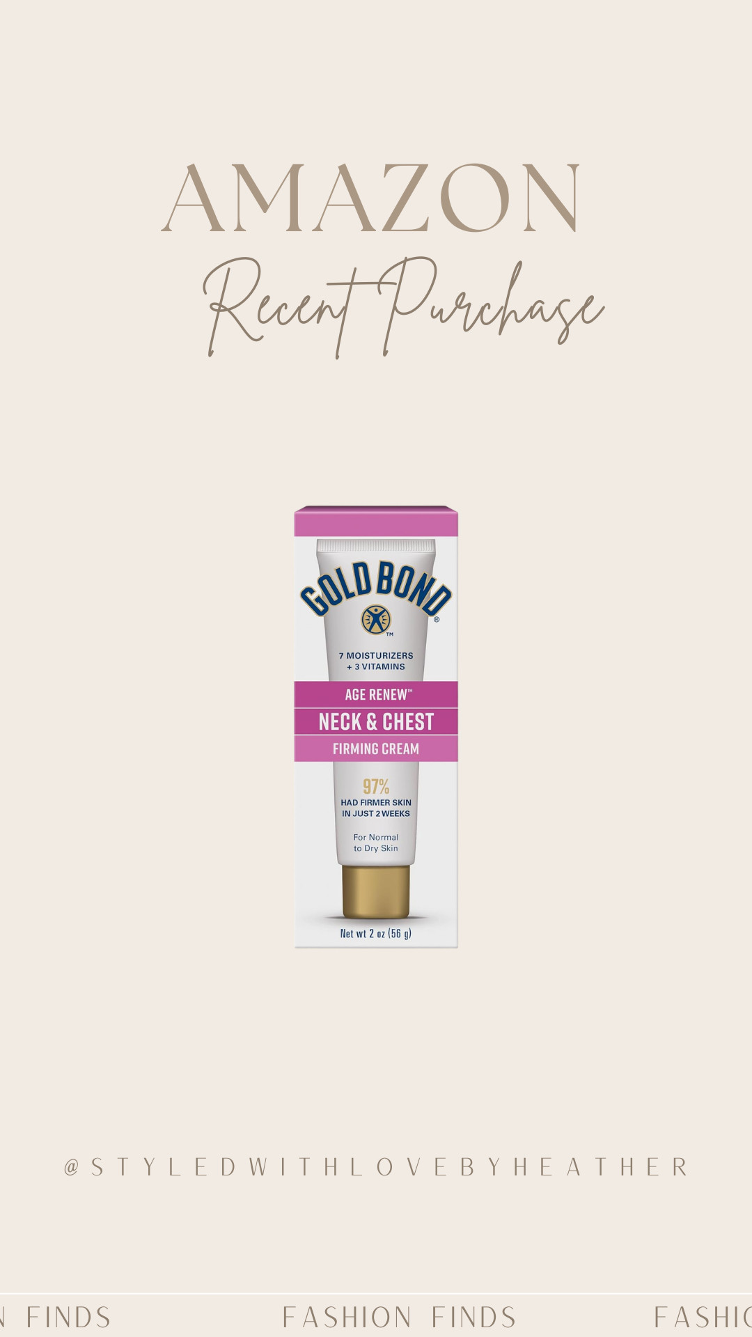 ✨ Recent Amazon find I’m loving ✨

This neck & chest firming cream is one of those underrated skincare products that actually makes a difference. It’s formulated with hyaluronic acid and a skin-firming complex to help hydrate, smooth, and improve the appearance of fine lines and crepey skin on the neck and décolleté.

I love that it’s fragrance-free, fast-absorbing, and deeply moisturizing, making it perfect for daily use if you want your neck and chest to look smoother and more youthful.

Such a great affordable anti-aging staple.
Linked on my LTK 🤍 ✨
 

 #LTKmorningroutine #LTKselfcare #LTKBeauty