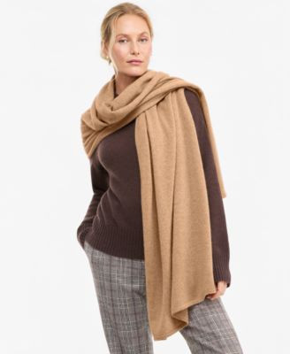 Charter Club 100% Cashmere Oversized Scarf, Macy's Exclusive - Fierce Pink | Macy's