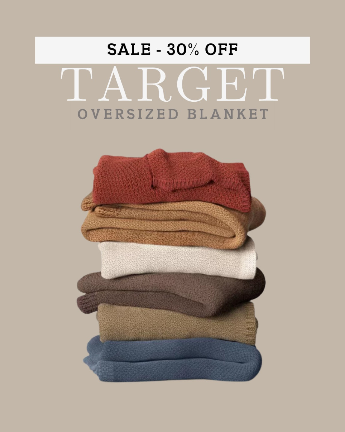 Target circle week - 30% off bedding - throw blanket, oversized blanket, chunky blanket 

#LTKSaleAlert #LTKxTarget #LTKSeasonal