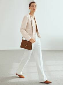 MOTF PREMIUM WOOL-BLEND BOUCLE JACKET | SHEIN