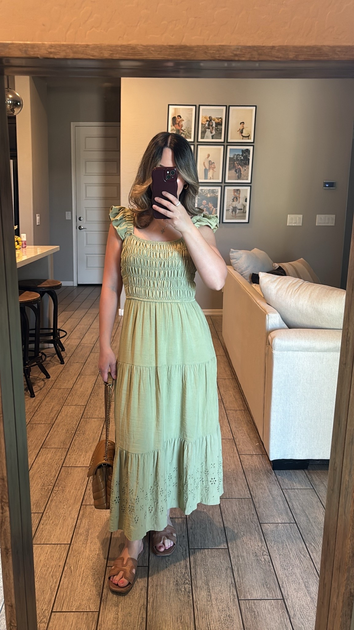 Wearing SMALL dress by Blu pepper from Nordstrom Rack under $50! So cute for spring, Mother’s Day, Easter, baptism, etc, 

#nordstromrack #nordstromfinds #greendresses #momstyle #springdress #dressesunder50 #mothersdaydress #babyshowerdress #vacationdress #everydaystyle #minimalstyle #styletip #affordabledresses #affordable #sandals #springsandals #nordstromsale #blupepper #blupepperdress #saintlaurentbag #springstyle #springoutfits 

#LTKSaleAlert #LTKSeasonal #LTKU