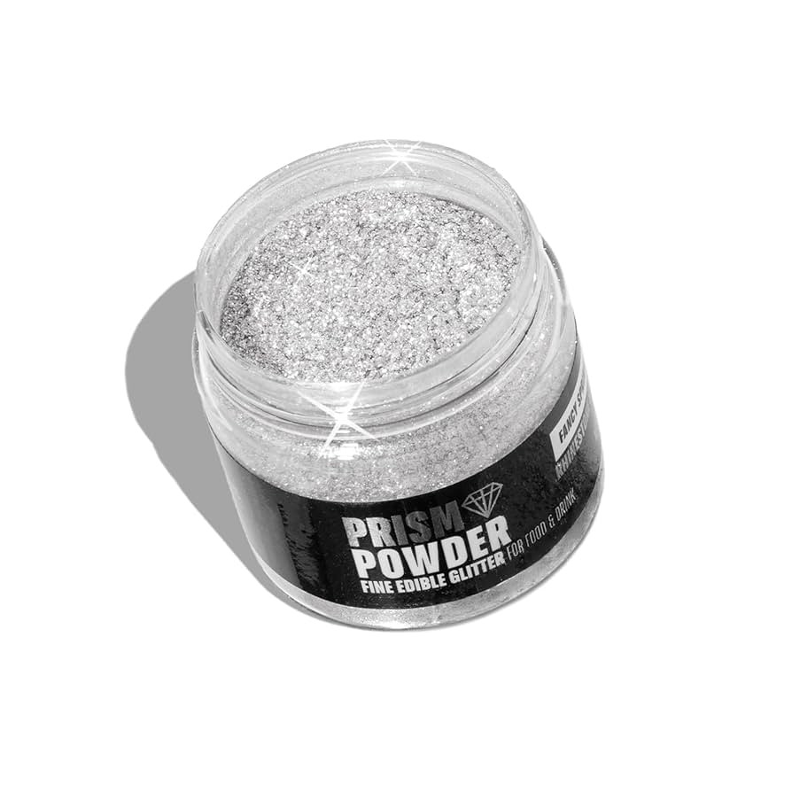 Fancy Sprinkles Rhinestone Silver Bulk Premium Edible Glitter, 100% Edible Glitter for Sparkling ... | Amazon (US)
