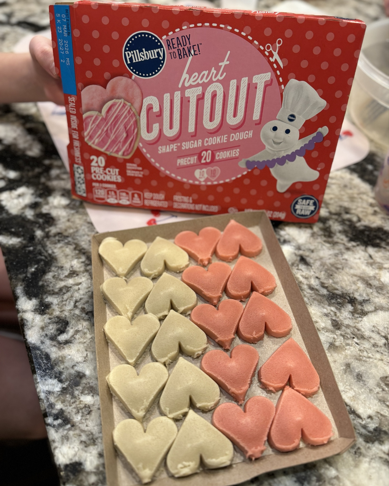 Made our own buttercream frosting. Love these premade cutouts! 

#LTKValentine #LTKfoodie #LTKKids