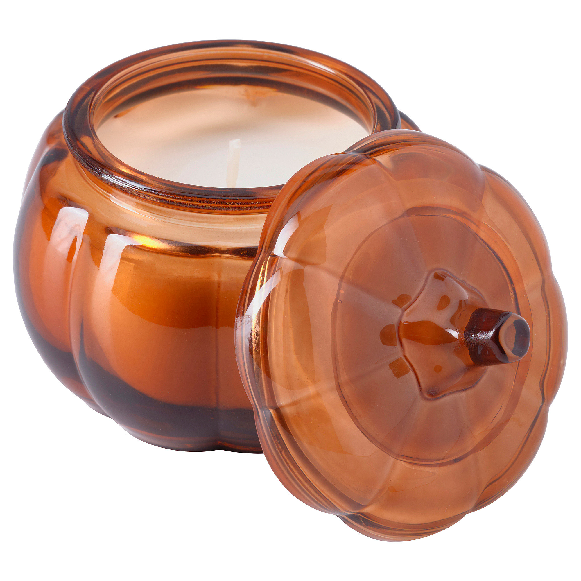 HÖSTAGILLE Duftkerze im Glas, Würziger Kürbis/braun, 20 Std. - IKEA Deutschland | IKEA (DE)
