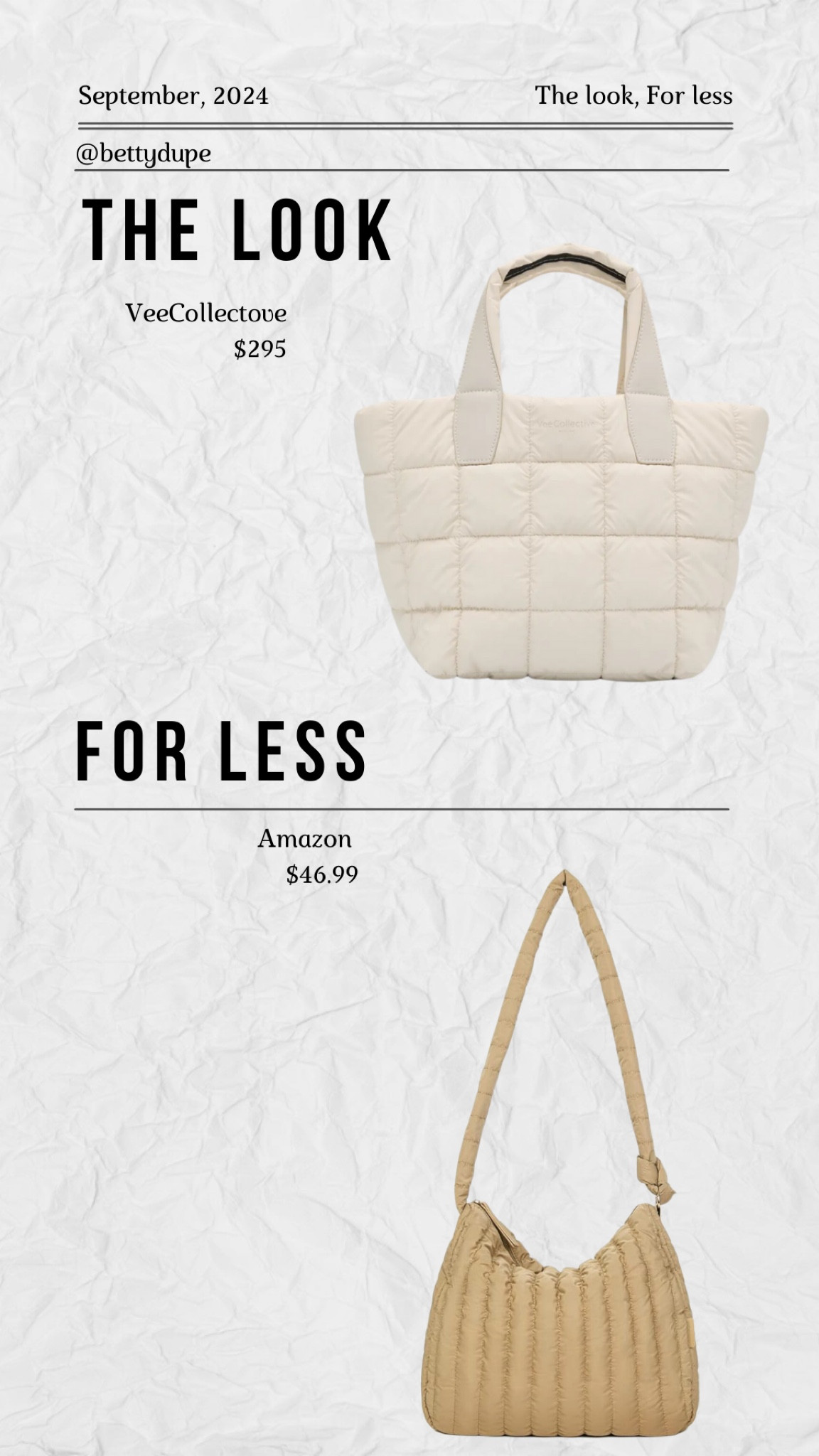 Look for less, bag edition

#LTKFindsUnder50 #LTKItBag #LTKStyleTip