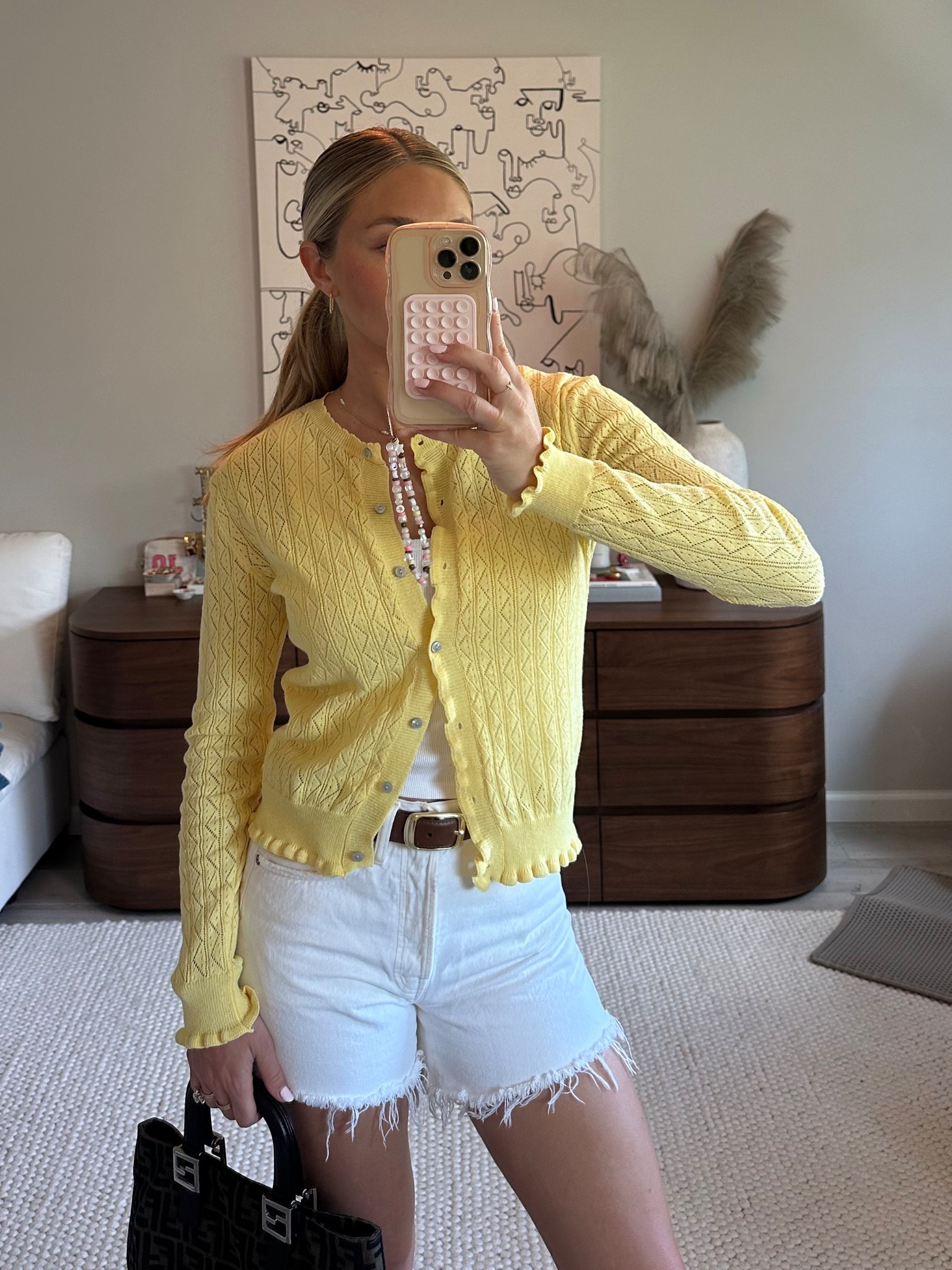 Sweater is from Zara (can’t link) but style is POINTELLE RUFFLED CARDIGAN YELLOW 6427/057/306 🌼

#LTKSeasonal #LTKSummerEdit