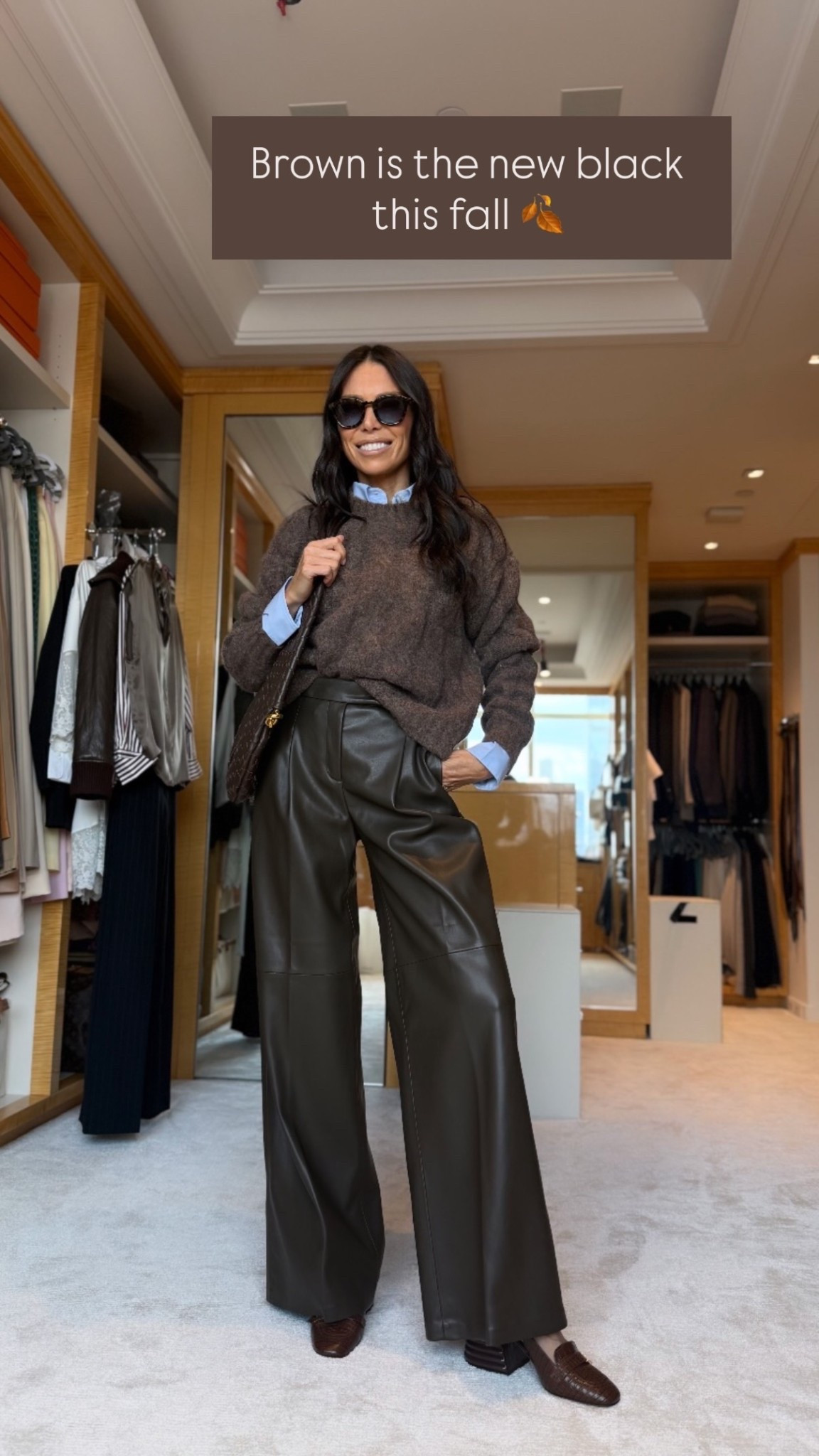 Brown is the new black this fall 🍂