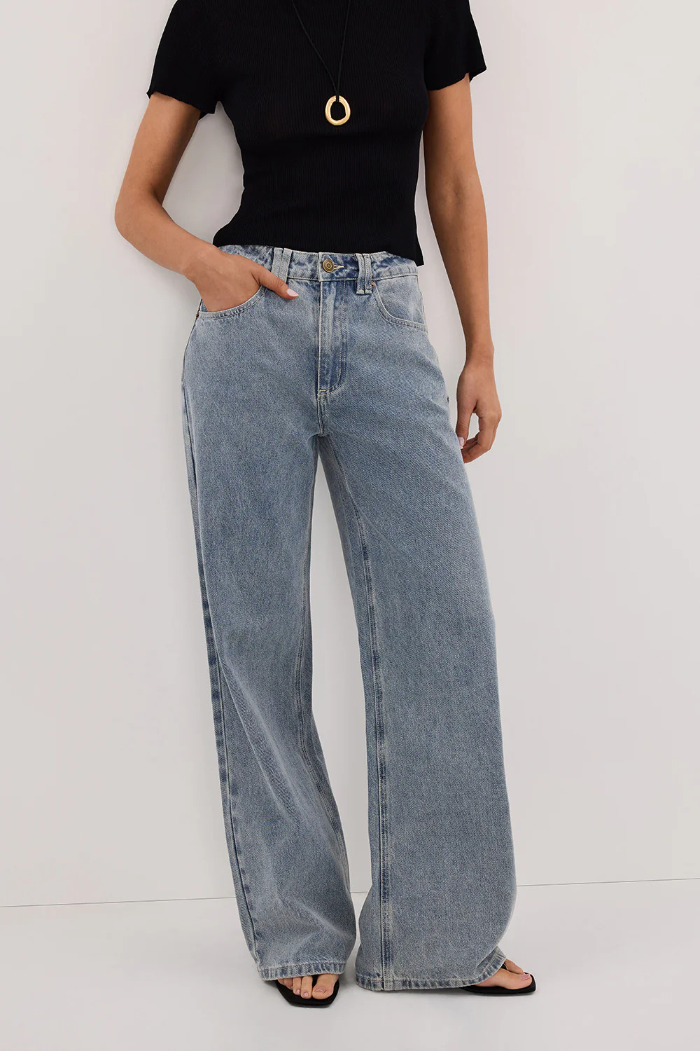 REAGAN 2.0 LIGHT BLUE TALL SLOUCHY JEAN | DISSH