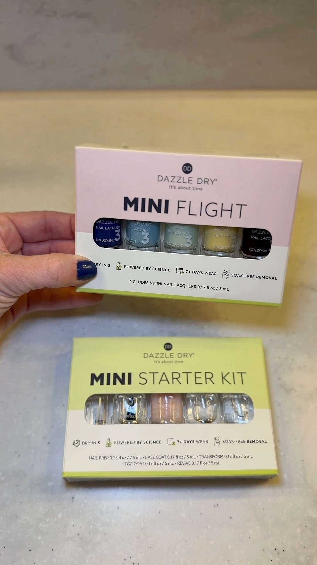 Meet your newest manicure addiction for 2026 🙌🏼 As a busy mom always on the go, nail salons are impossible to get to and waiting for my nails to dry just isn’t happening. Enter: Dazzle Dry. The vegan, non-toxic nail polish system that has your nails fully dry in 5 MINUTES! Salon quality and made to last 7+ days, I put it to the test and I’m hooked! 

#LTKmomlife #LTKselfcare #LTKBeauty