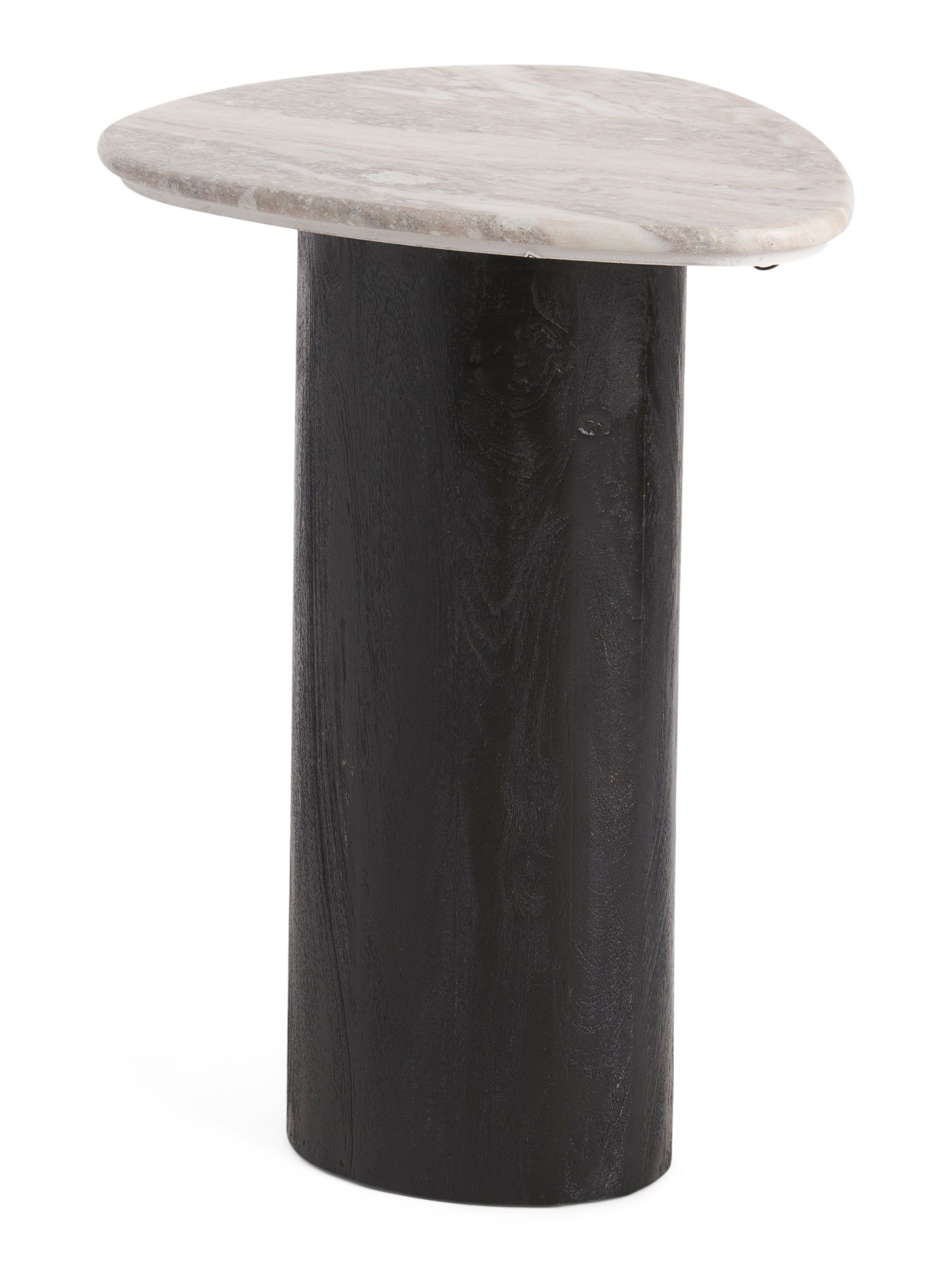 22.5in Side Table With Marble Top | The Global Decor Shop | Marshalls | Marshalls