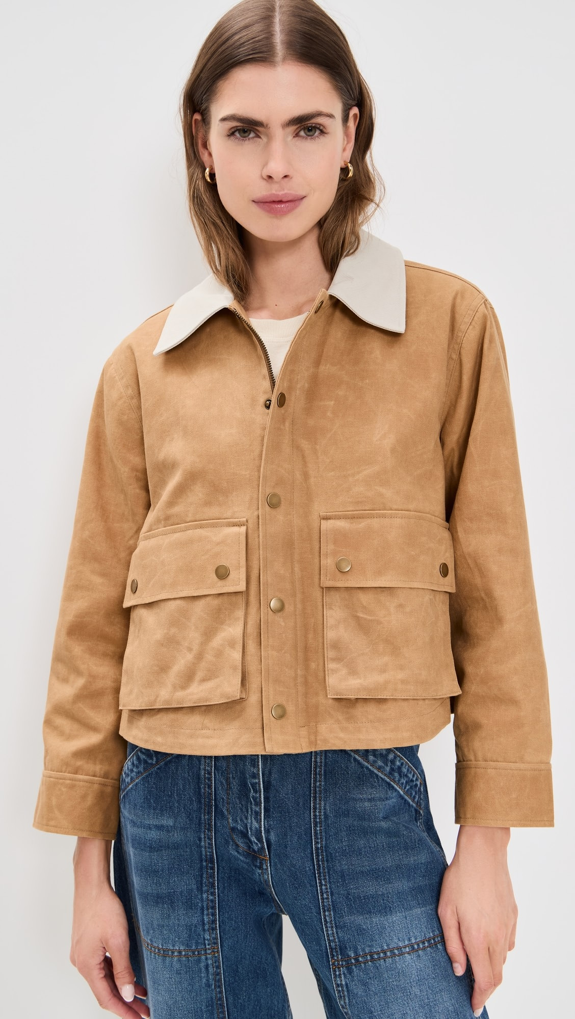 The Waxed Swingy Jacket | Shopbop