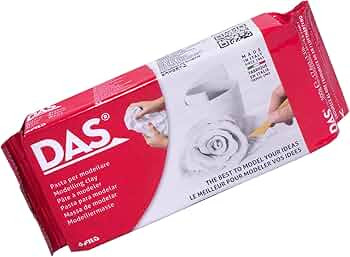 DAS Air-Hardening Modeling Clay - White Air Dry Clay 1.1lb Block - Pliable Air Clay for Sculpting... | Amazon (US)