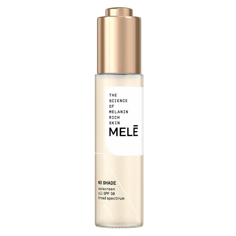 Mele No Shade Sunscreen Oil Broad Spectrum for Melanin Rich Skin - SPF 30 - 1 fl oz | Target