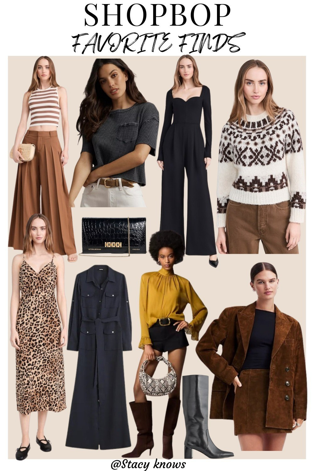 Fall in love with Shopbop's latest finds!From cozy sweaters to stylish boots, I've curated the perfect pieces to elevate your autumn wardrobe. Shop my favorites now and get ready to embrace the season in style. #ShopbopFallFavorites #FallFashion #LTK #OOTD #FallVibes #FashionInspo

