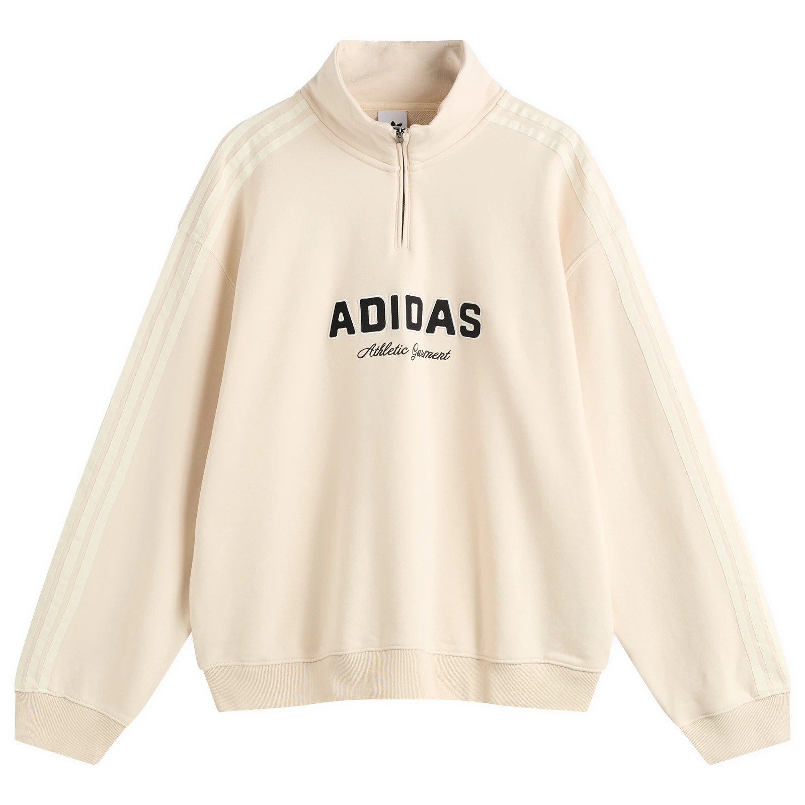 Adidas Women's Quarter Zip in Wonder White, Size Medium | END. Clothing