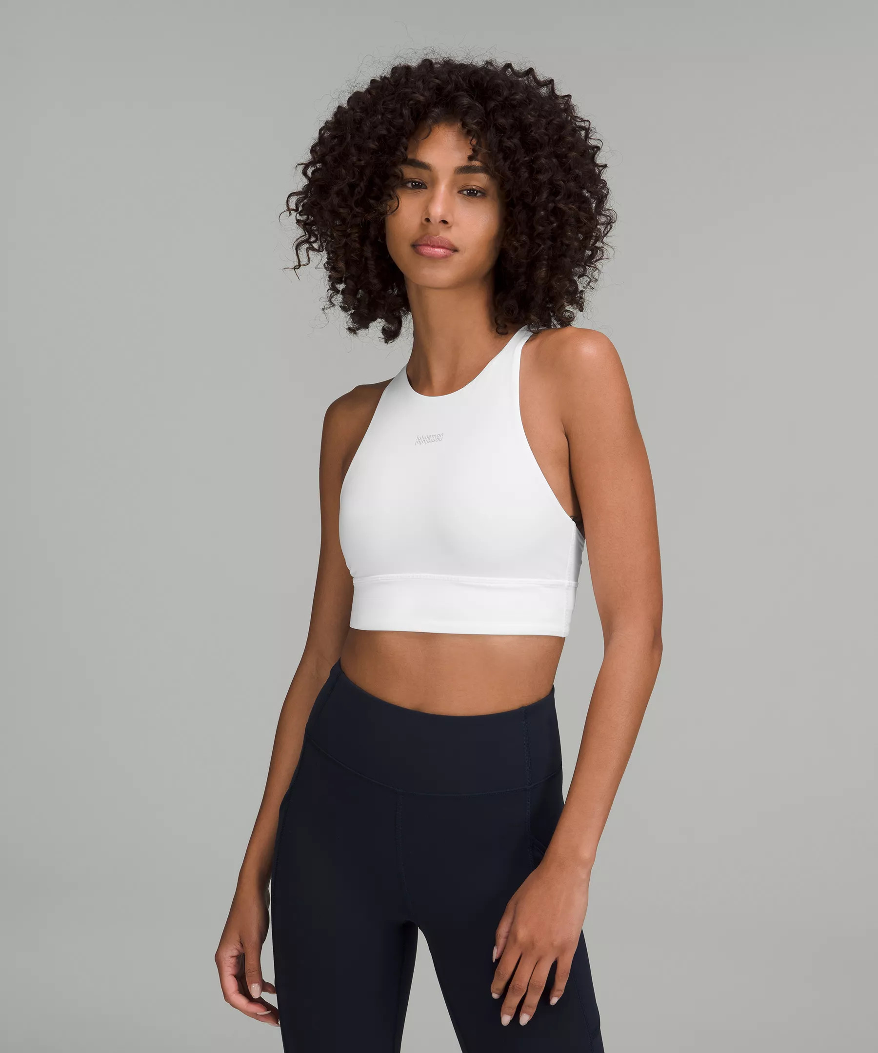 Energy Bra High Neck Long Line *Medium Support, B–D Cup | Women's Bras | lululemon | Lululemon (US)