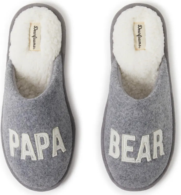 Carson Papa Bear Dad Scuff Slipper (Men) | Nordstrom
