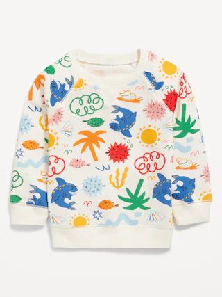Printed Crew-Neck Sweatshirt for Toddler Boys | Old Navy (US)