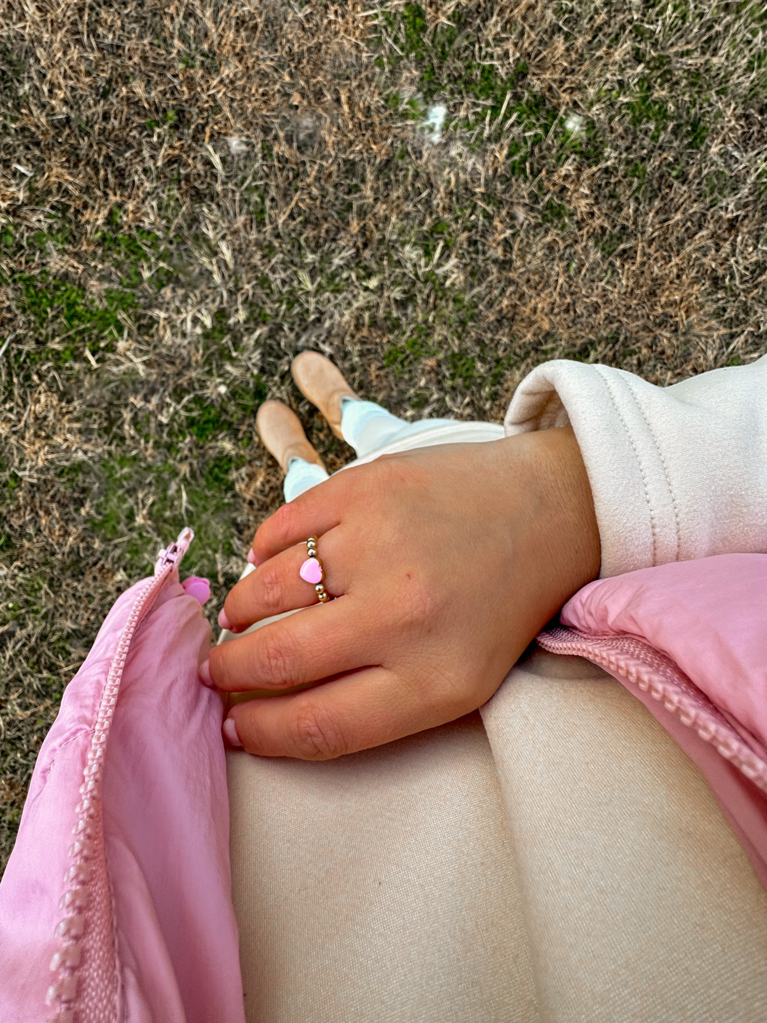 Comfy cozy cute💗✨ Living in these neutral sets. They are lined with faux fur on the inside and perfect to wear with a vest🙌🏼
#cozy #fall #falloutfit #vest #lounge #set #neutraloutfit #kneehighsocks #boots #booties #accessories 


#LTKCyberWeek #LTKSeasonal #LTKfindsunder50