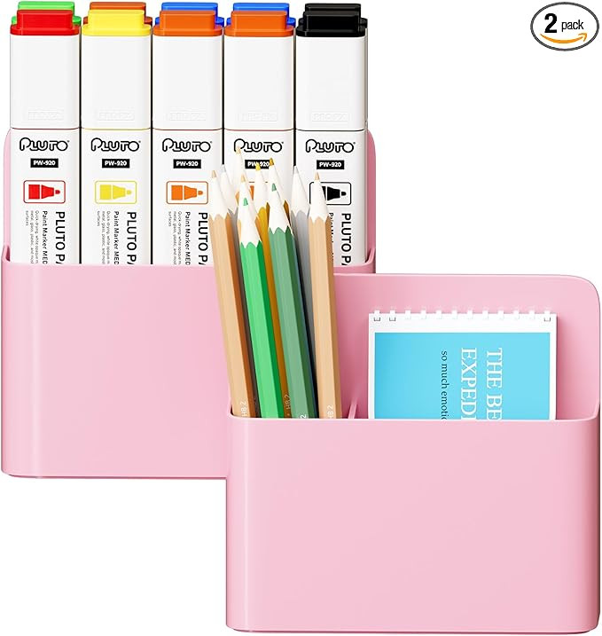 Mabrasse 2p Magnetic Dry Erase Marker Holder,Pen and Eraser Holder for Whiteboard, Magnet Pencil ... | Amazon (US)