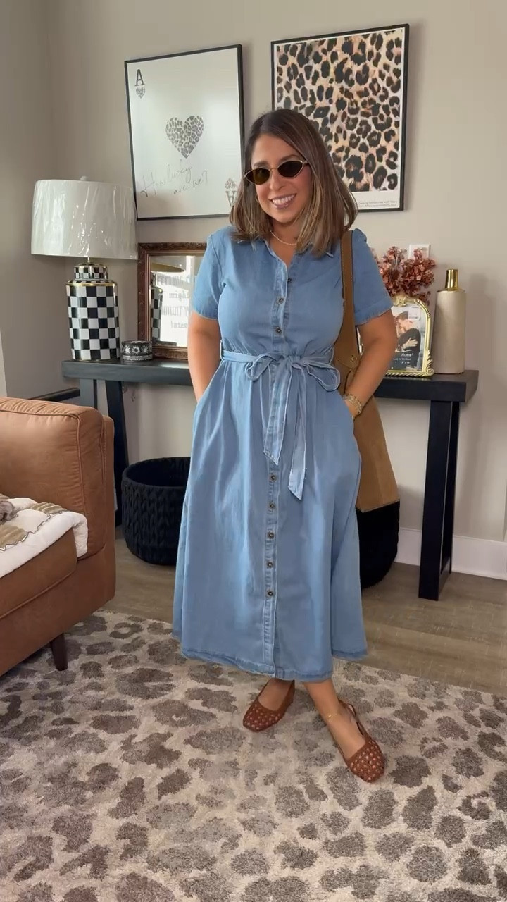 Are you kidding me?! I found a midi dress that fits at the perfect spot on my 5’ frame! The quality of this dress is so good, it looks designer and pairing it with these brown pieces is perfect for fall. 

Designer inspired dress, woven flats, suede boho bag 

#LTKFindsUnder50 #LTKSeasonal #LTKMidsize
